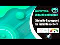 WordPress Ladezeit optimieren 2026🚀 einfach &amp; gratis Pagespeed verbessern 🏎️(SEO / Googlerankings)