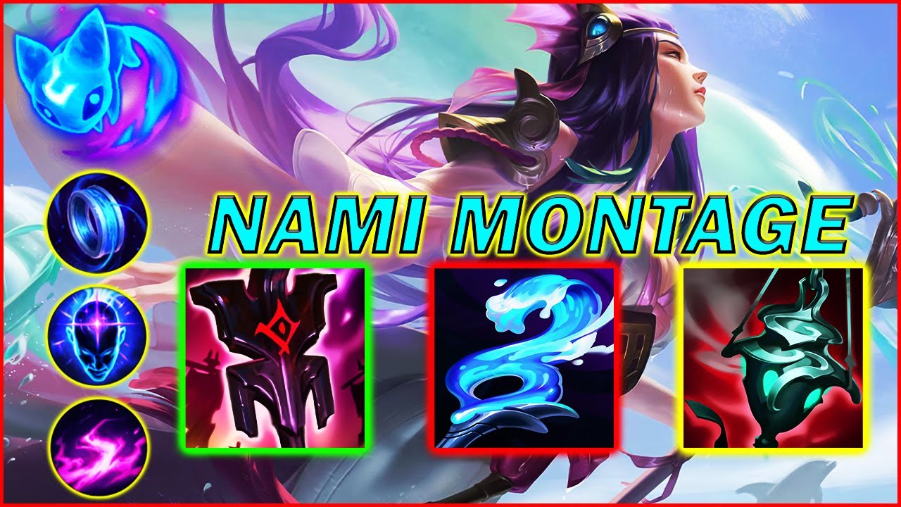 NAMI MONTAGE - S15 GODLIKE PLAYS (League of Legends)
