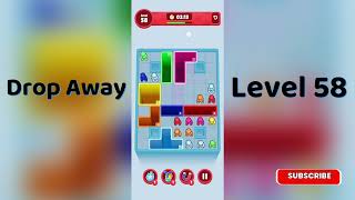 Drop Away Level 58 Walkthrough 🎮 | Step-by-Step Solution | Go Answer