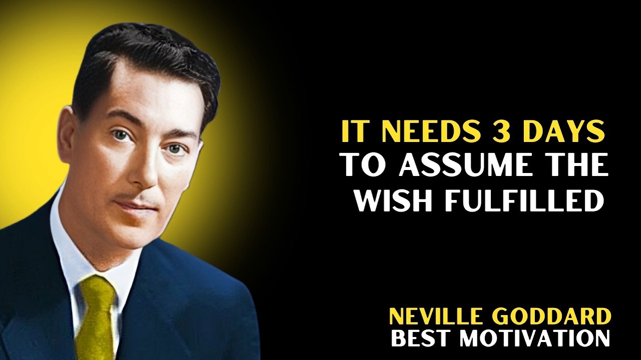 It Needs 3 Days To Assume The Wish Fulfilled | Master the Law of Assumption