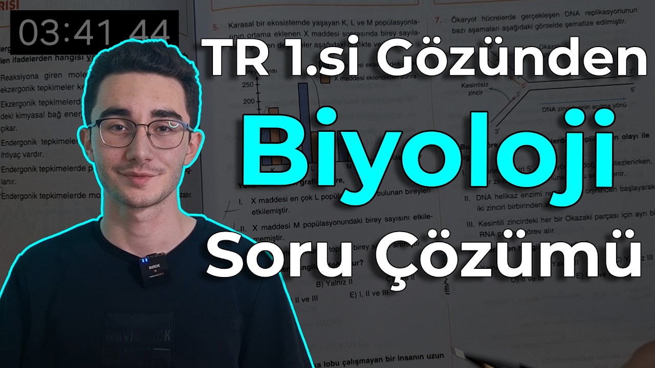 TR 1.si gözünden AYT BİYOLOJİ DENEME ÇÖZÜMÜ