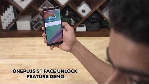 Oneplus 5T face unlock feature demo