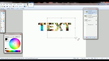 EASY paint dot net  image inside text   no plug-in needed