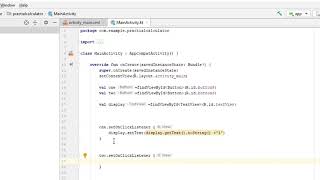 Creating simple calculator using Android studio |kotlin| Part-2| bscit sem6|adv. mobile programming