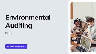 Environmental Auditing pt 1