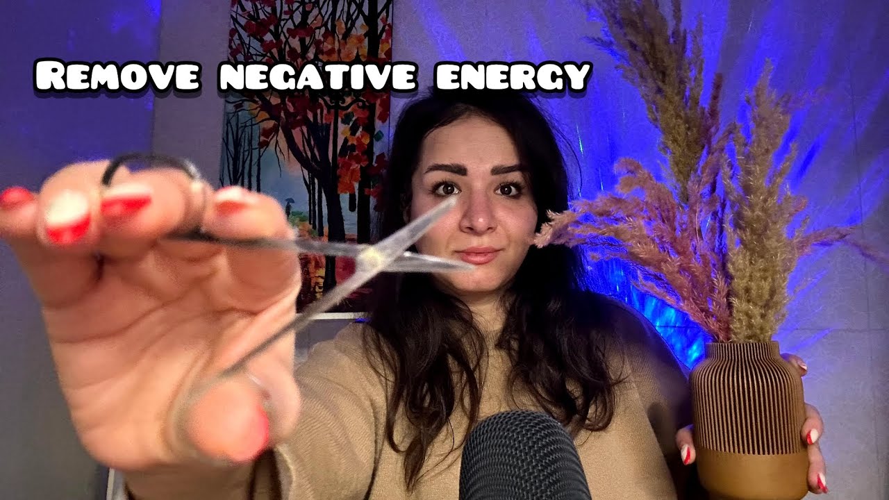 ASMR Cutting Away Negative Energy✂️🧬#asmr 