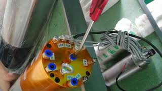 Pneumatic Automatic tool change ATC motor spindle air inlet for cnc machine