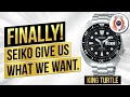 FINALLY! The Seiko We Don't Have To Mod! King Turtle