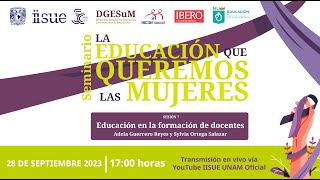 Educación en la formación de docentes