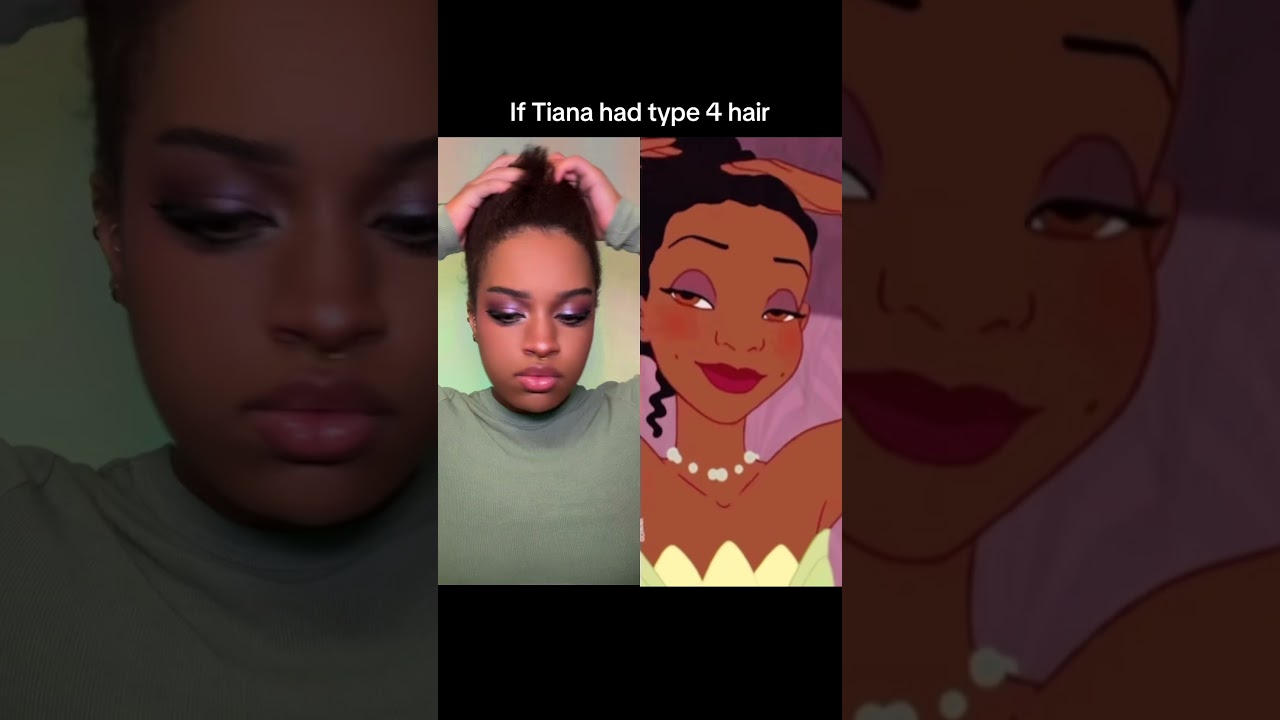 Tiana hair trend #theprincessandthefrog #disney