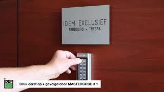Sekukey codeklavier Idem Poorten