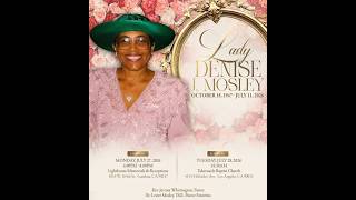 7 28 2026 Sis. Denise Mosley Funeral