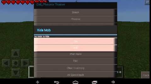 Présentation rapide MoDz Menu Minecraft PE
