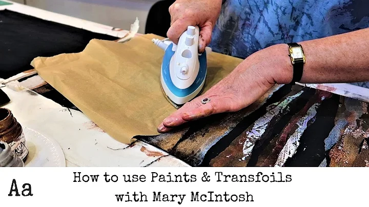 ** Learn How To ** Alter Fabrics using Paints & Tr...