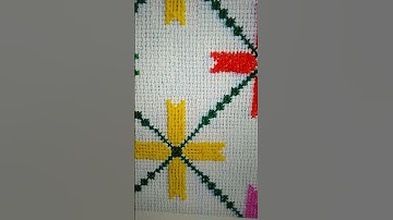 Easy Dosuti CrossStitch Design 😍✨❤️😍✨ #shorts