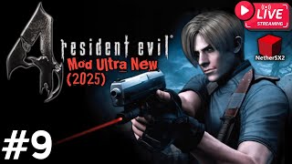 🔴 LIVE | Resident Evil 4 (Mod) Ultra New (2025) | NetherSX2 | Gameplay | Part: 09