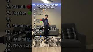 Ranking 2026 World Cup Host City Themes 🔥 #worldcup #music #viralvideo