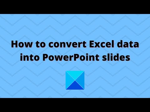 Cómo convertir datos de Excel en diapositivas de PowerPoint