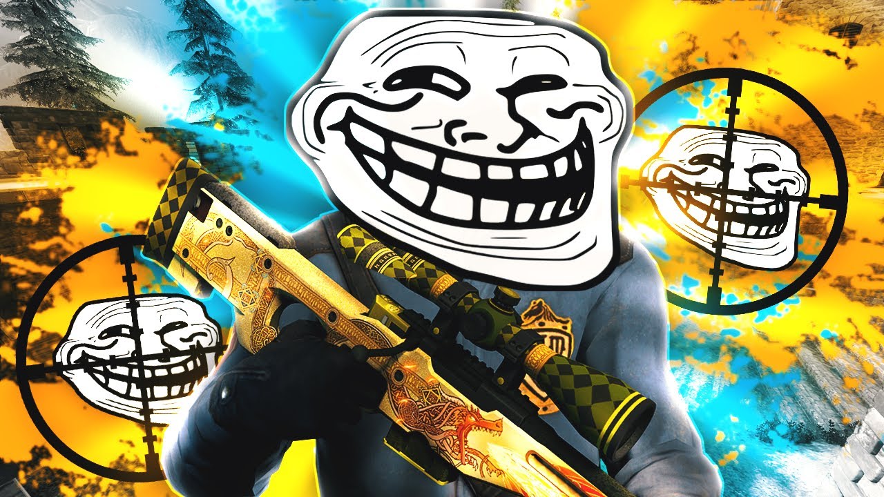 PRUEBO LA MIRA TROLL DE CS GO - YouTube
