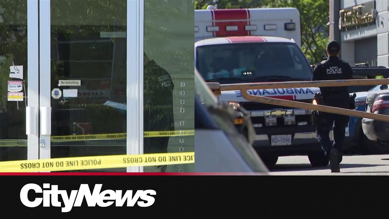 One dead following shooting in Surrey - YouTube