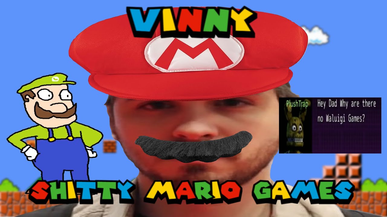 Vinny Plays Shitty Mario Fan Games (Fan Compilation)