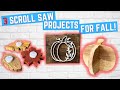 3 Amazing and Simple Scroll Saw Projects for Fall!