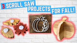 3 Amazing and Simple Scroll Saw Projects for Fall! by Wendell Woodworks 4,032 views 7 months ago 4 minutes, 33 seconds