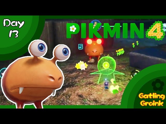 Pikmin 4 - Day 13 - Big Ol' 'Borb - (No Commentary) - Nintendo