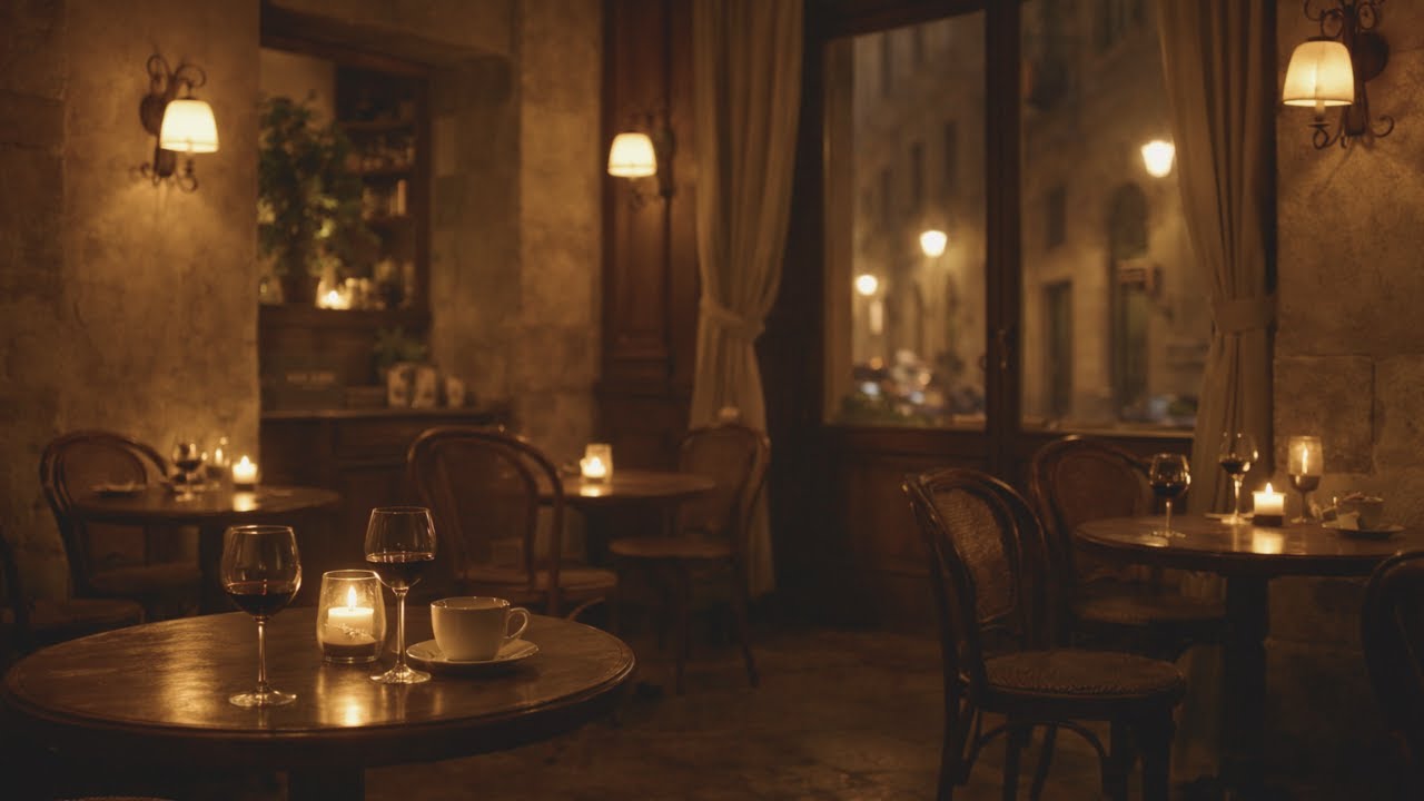 After Hours Café — Quiet Night Café Ambience | Europe