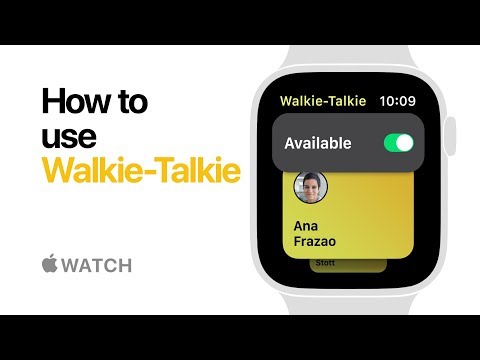 Apple Watch Series 4 How To Use Walkie Talkie Apple Youtube