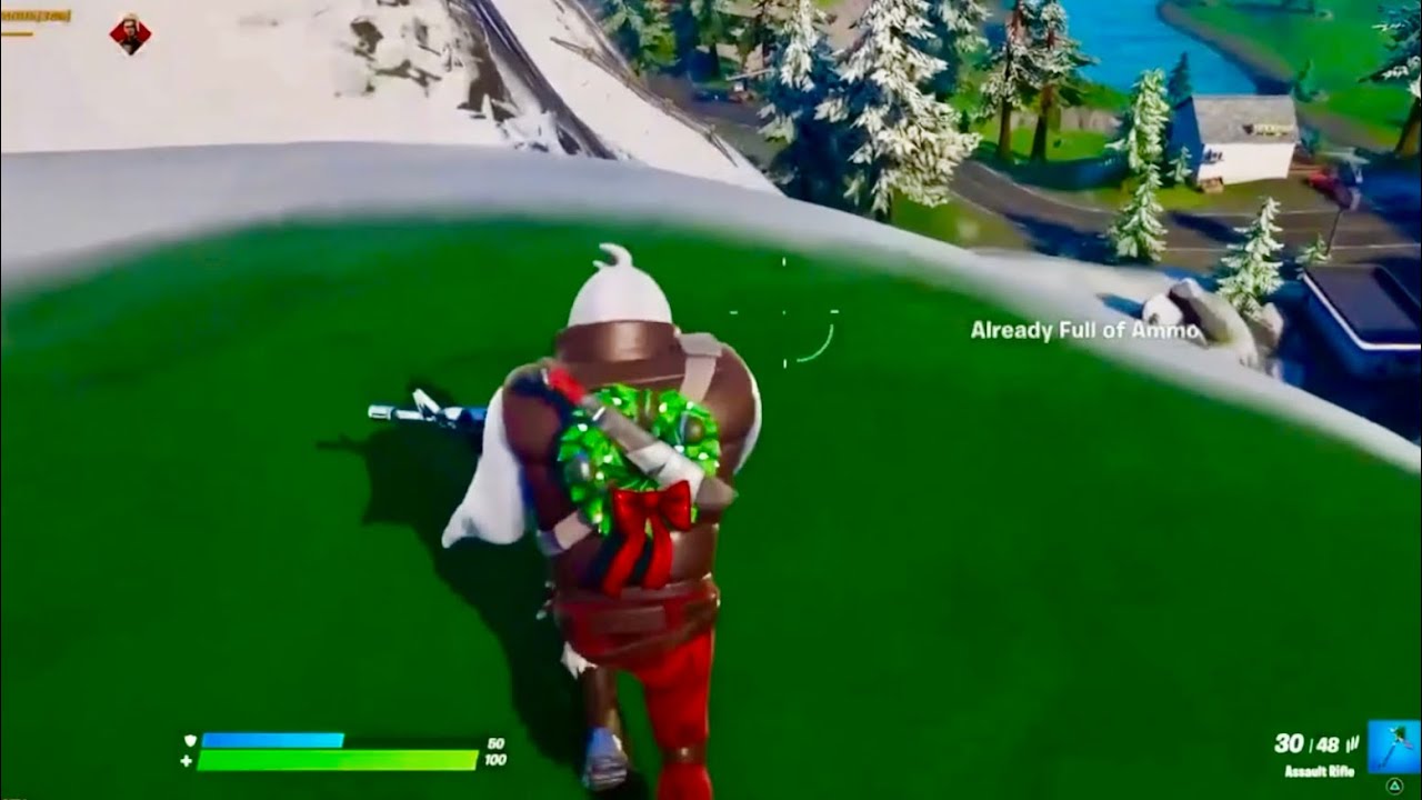 PS5 Fortnite Snowmando in Game - How to Get Snowmando Skin Early - Fortnite Snowdown