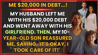 My Husband Left With His Girlfriend, Leaving Me $20,000 in Debt—Then My 10-Year-Old Son Shocked Me