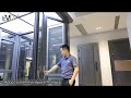 EMD double glazed heavy duty folding door #foldingdoor #glassdoors #aluminumdoor