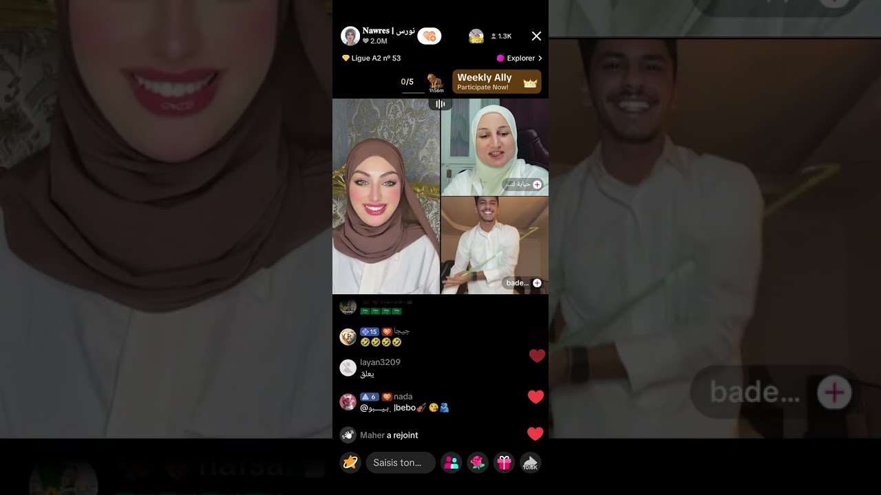 لايف نورس اليوم 15 09 25 live nawres part3