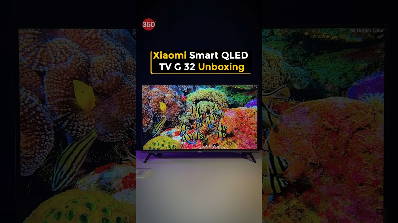 Xiaomi Smart QLED TV G 32 Unboxing & First Look! 