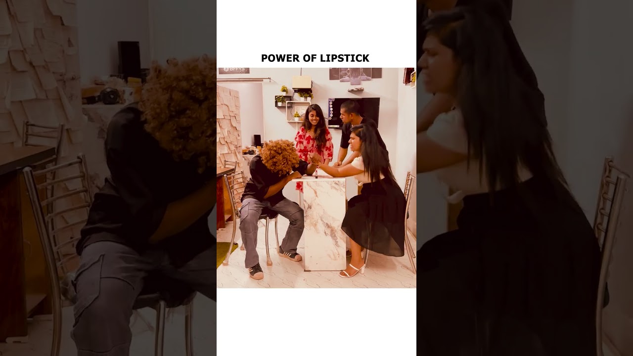 POWER OF LIPSTICK | WOMEN POWER | MOST FUNNY VIDEO | #funny  #comedy  #memes  #oonodude