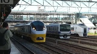 【651系宇都宮疎開とE531系と並ぶ】E657系K2編成 イエロージョンキル編成KY出場回送宇都宮駅入線