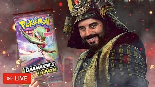 TODAY I FULFILL THE PROPHECY! Opening Champions Path Pokemon Cards  Poke Vault Live