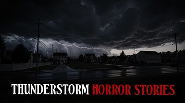 10 True Terrifying Thunderstorm Horror Stories with Rain Sound | Mr. Skeleton