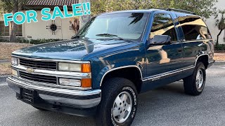 1995 CHEVROLET TAHOE 4X4 2 DOOR 5.7 FOR SALE