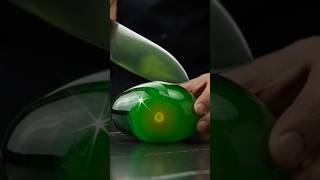 glass mango cutting asmr video || ai videos #asmr #ai #cuttingskills #food #aivido #mango #shorts