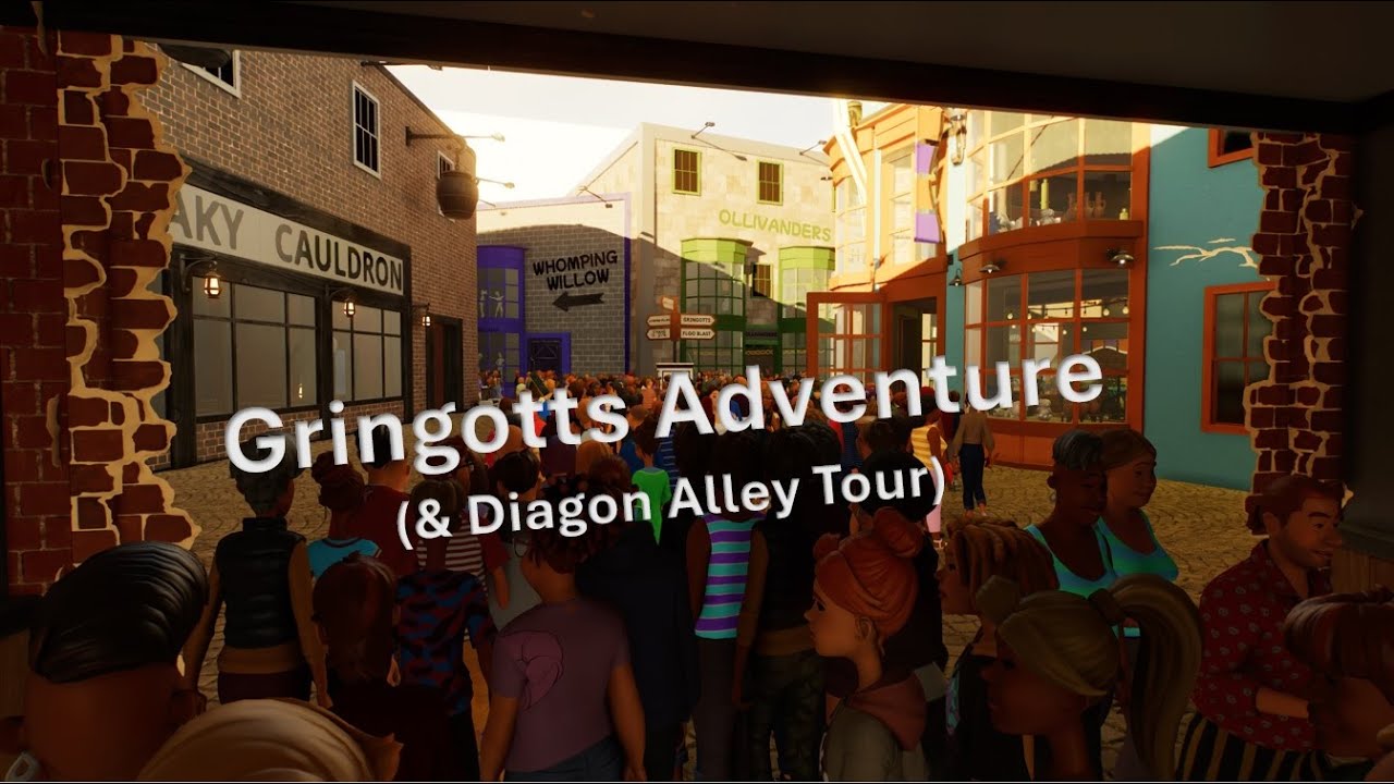 Gringotts Adventure (Created with Planet Coaster 2)