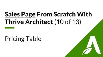 Sales Page From Scratch With Thrive Architect (10 of 13) - Pricing Table - MichaelPitluk.com