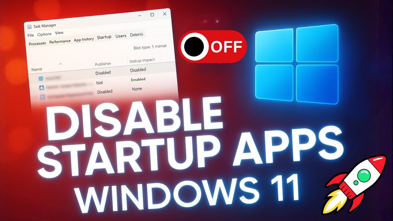 How to Disable Startup Apps in Windows 11 (Boost Speed Instantly) - YouTube
