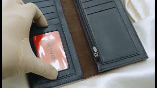 Balisi Style Classic Very High Quality & Spacious Long Wallet Plus Mobile Holder Resimi