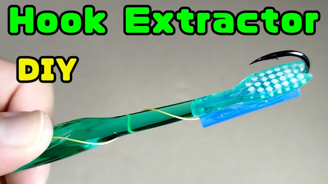 How to make a Fishhook Extractor. Hook Removere. Fishing DIY: 