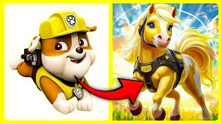 Paw Patrol As Horse All Characters