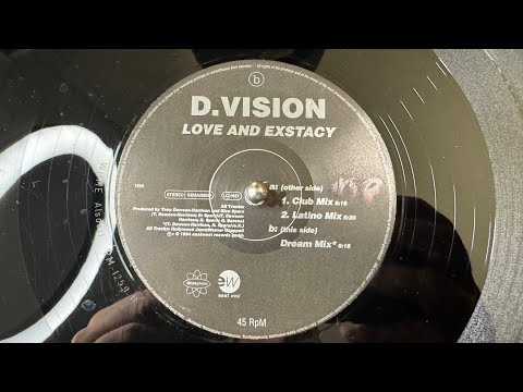 D.Vision — D.Vision – Love And Exstacy (Dream Mix) - Ultraphonic – 1259 (1994)