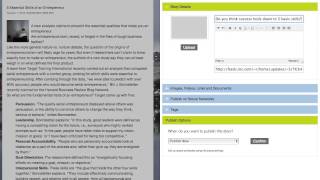 Syndu Feed - integrated bloggin platform from inside the RSS reader screenshot 4