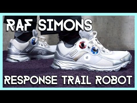 On feet Raf Simons response trail robot fw15